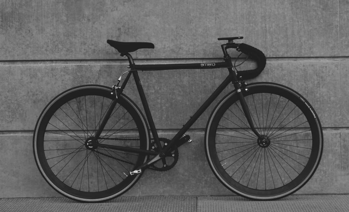 Bicicleta cinza